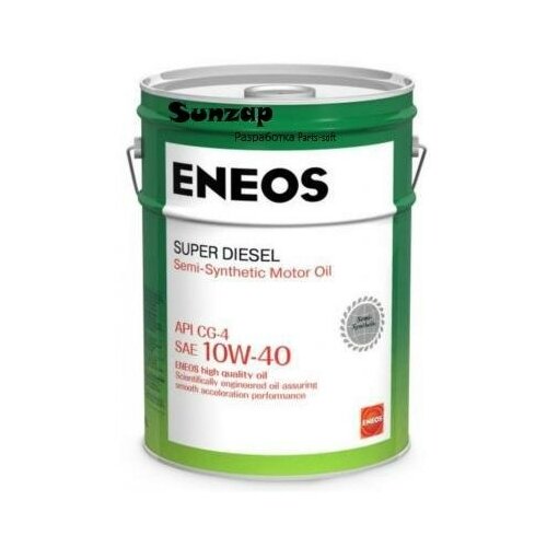 ENEOS OIL1327 ENEOS Super Diesel 10W40 (20L)_масло моторн.! полусинт.\API CG-4 1шт