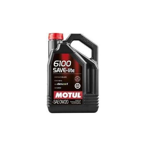 Полусинтетическое моторное масло Motul 6100 SAVE-lite 0W20, 4 л