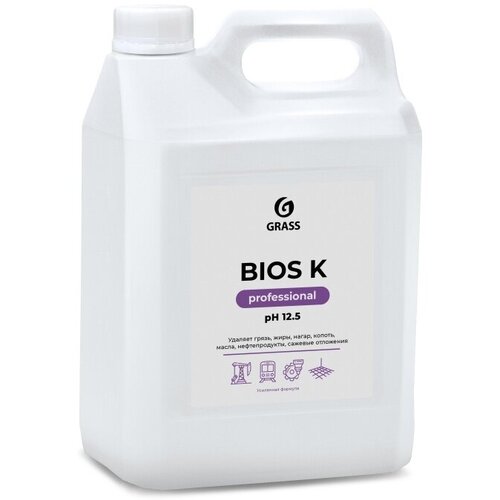 Универсальное чистящее средство GRASS Bios-K, щелочное, среднепенное, концентрат, 5,6 кг
