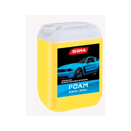 Шампунь для авто SHIMA FOAM (пена)/ 5 литров / Жёлтый/ Артикул 000152