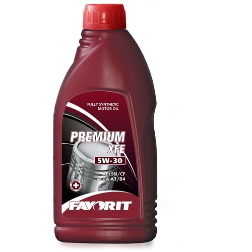 Моторное масло синтетическое Favorit Premium XFE SAE 5W-30, 1 Л