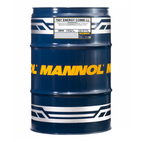 Синтетическое моторное масло Mannol Energy Combi LL 5W-30, 60 л