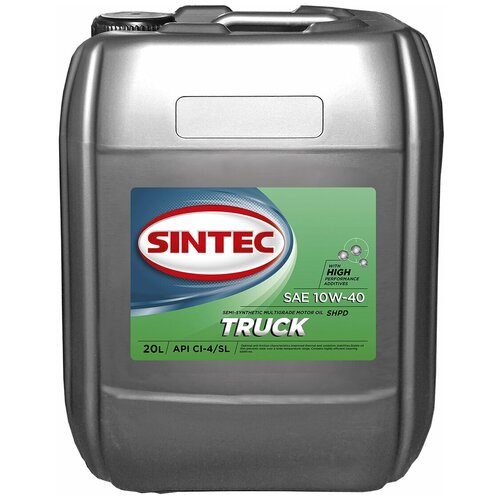 Масло моторное 10W40, для грузовиков SINTEC TRUCK API CI-4/SL (20л)