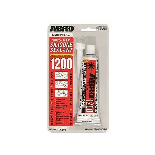 ABRO Герметик-прокладка силиконовый прозрачный (85г) (ABRO)