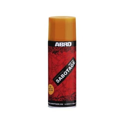 ABRO Краска-спрей Серебро стандарт+20% SABOTAGE (310г) (ABRO)