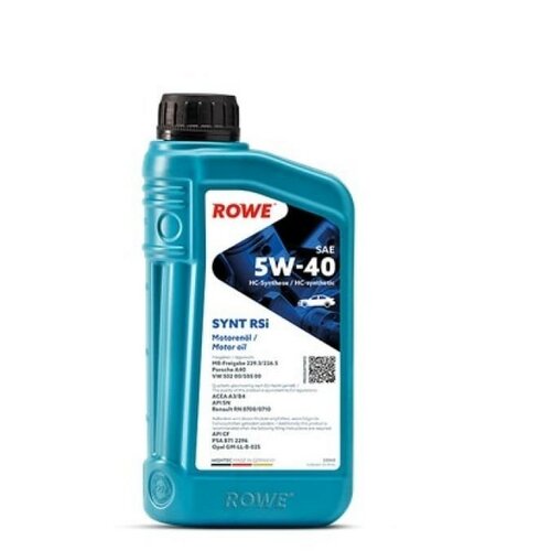 Моторное масло ROWE HIGHTEC SYNT RSi 5w-40 A3/B4 SN/CF синтетическое 1л
