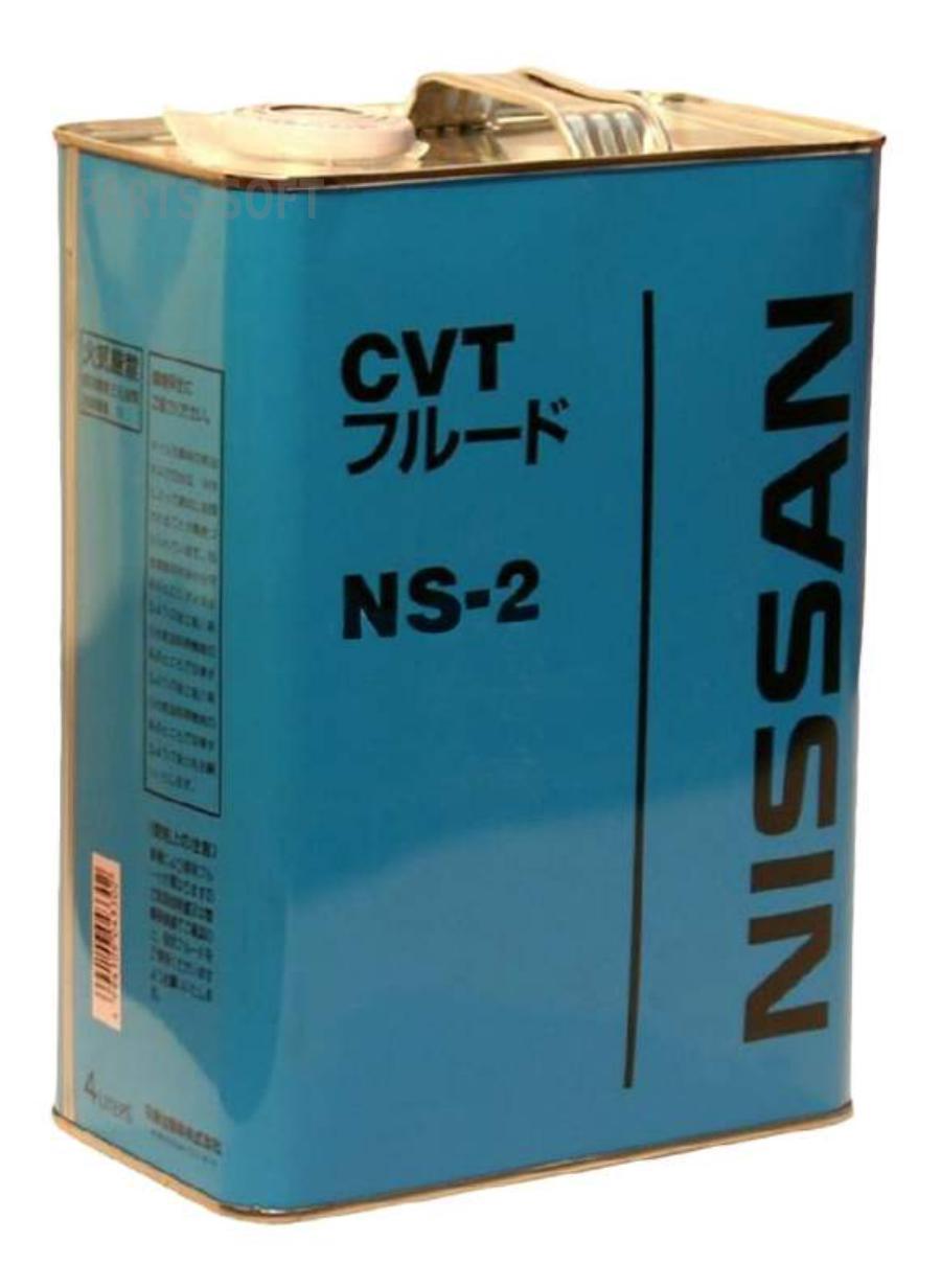 NISSAN KLE5200004EU Масло трансмиссионное синтетическое для вариатора CVT NS-2 4л