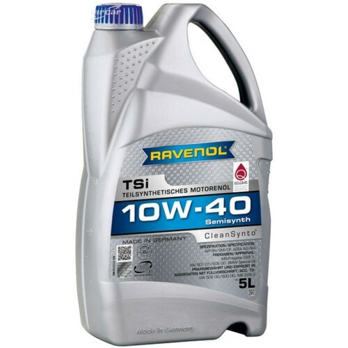 RAVENOL 1112110005 Масло моторное TSI 10W-40 5л (полусинтетика)