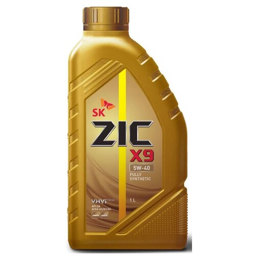 Синтетическое моторное масло ZIC X9 5W-40, 1 л