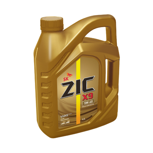 Синтетическое моторное масло ZIC X9 5W-40, 1 л