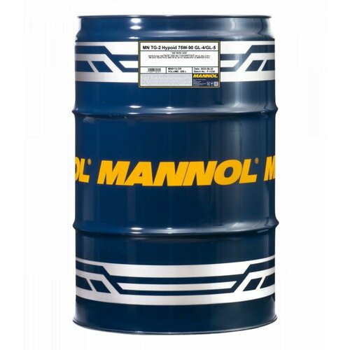 8112 MANNOL TG-2 HYPOID 75W-90 208 л. Синтетическое трансмиссионное масло 75W90
