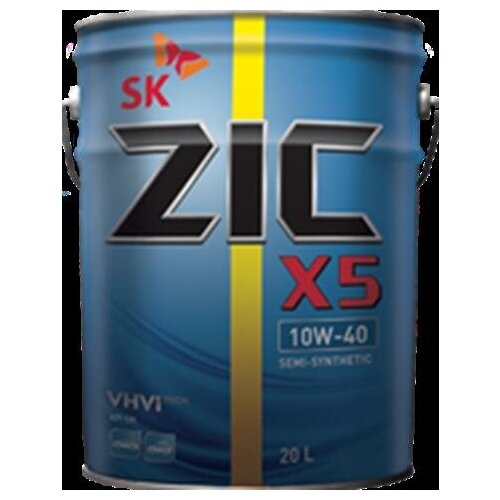 Zic Масло Моторное 10w40 Zic X5 20л Полусинтетика (Металл)
