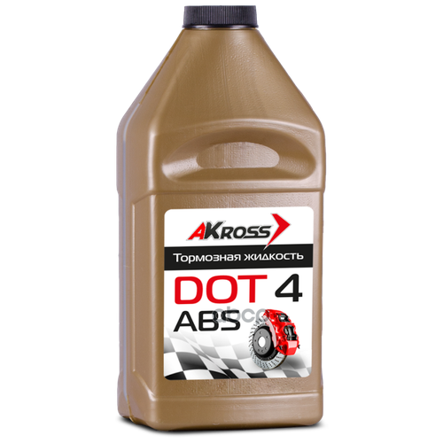 Тормозная Жидкость Dot-4 (Золото) 455г AKross арт. aks0001dot