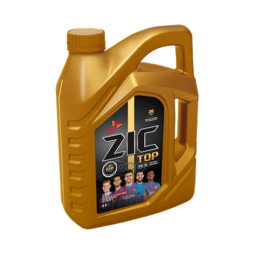 Zic Zic Top 5w30 (4l)_масло Мот.! Синтapi Sl, Acea A3/B4, Mb 229.5/229.3,Vw 502/505.00,Rn 0700 0710
