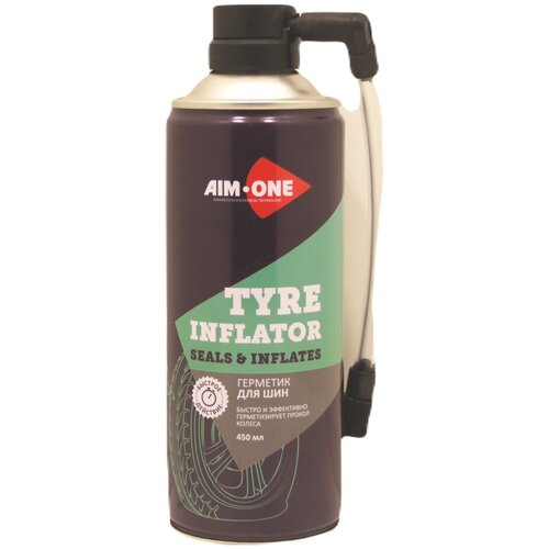 Герметик для шин Aim-one Tyre inflator and sealer TI-270, аэрозоль, 450мл