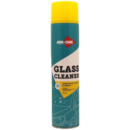 AIM-ONE Очиститель стекол и зеркал 650мл (аэрозоль). Glass cleaner GK-650