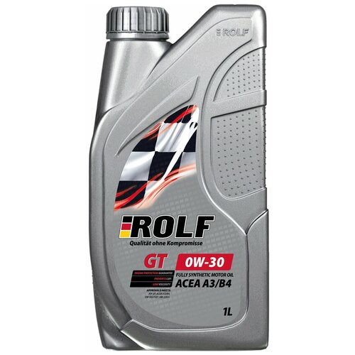 ROLF масло GT SAE 0W-30 API SP, ACEA A3/B4 1л пластик, 322757 ROLF 322757