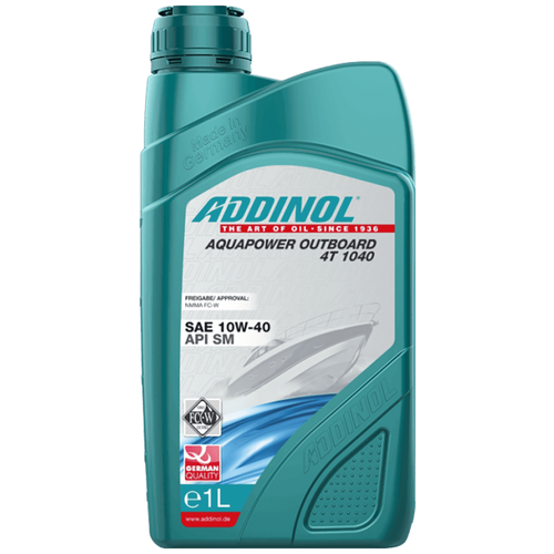 Моторное масло ADDINOL Aquapower Outboard 4T 1040 10w-40 API SM 1л