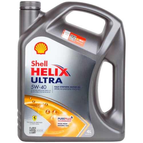 Синтетическое моторное масло SHELL Helix Ultra 5W-40 SP, 5 л