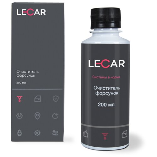 LECAR LECAR000120611 Очиститель форсунок в топливный бак 200 мл. (флакон) LECAR LECAR000120611 1шт
