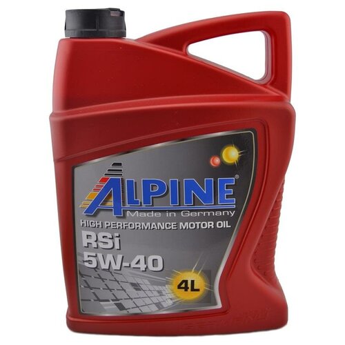 Масло моторное синтетическое Alpine RSi 5W-40 канистра 4л, арт. 0101478