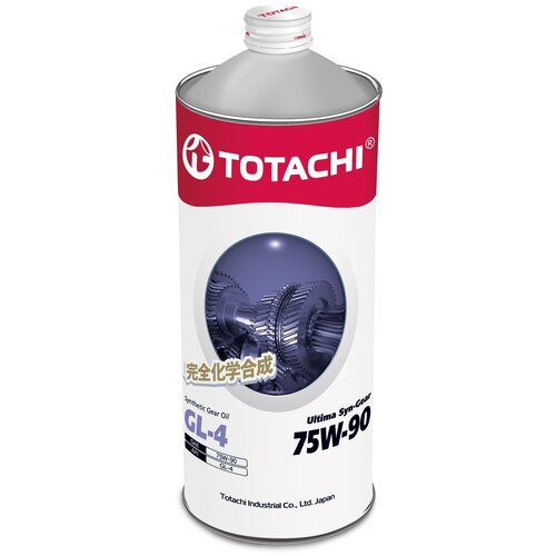 Трансмиссионное масло синтетика TOTACHI Ultima Syn-Gear 75W-90 GL-4 1л
