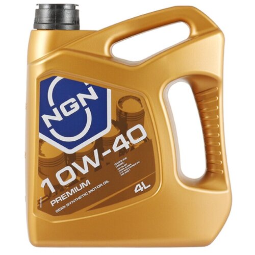 NGN 10W-40 PREMIUM SL/CF 4л, полусинтетическое моторное масло