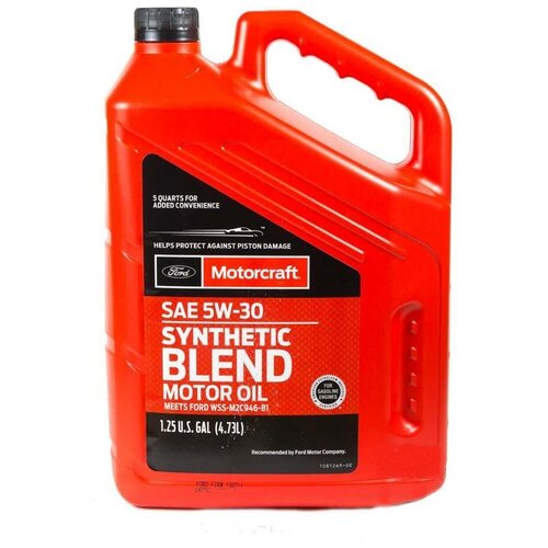 Масло моторное MOTORCRAFT Synthetic Blend Motor Oil 5W30 5L