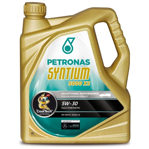 70660K1YEU/18144019 Моторное масло PETRONAS SYNTIUM 5000 XS синт. 5W30 , 4л, API SN, ACEA C3, VW 505.01, BMW LL-04, MB Approval 229.51