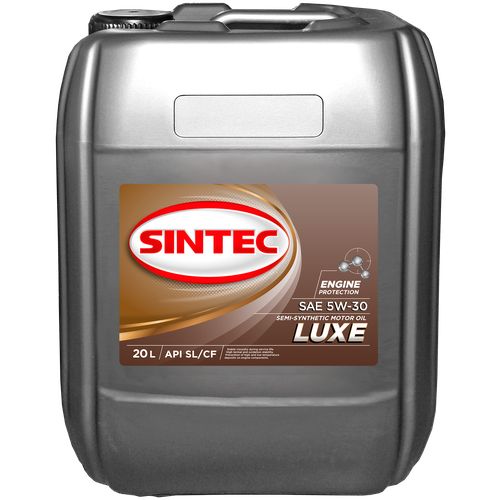 Моторное масло SINTEC LUXE SAE 5W-30 API SL/CF Полусинтетическое 20 л