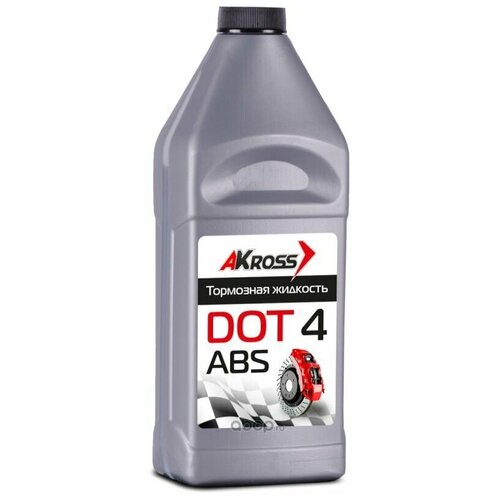 Тормозная жидкость DOT-4 (Серебро) 910г AKross AKS0004DOT