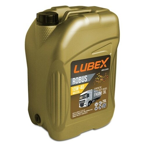 LUBEX Lubex Robus Master 10w40 (20l)_масло Мот!Синтapi Ci-4,Acea E4/E7, Jaso Dh-1,Man M 3277,Mb 228.5,