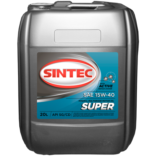 SINTEC Sintec Super 15w40 Sg/Cd Масло Моторное Минер. (20l)