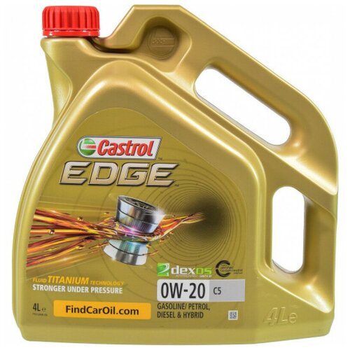 Моторное масло Castrol EDGE 0W-20 С5 4л.