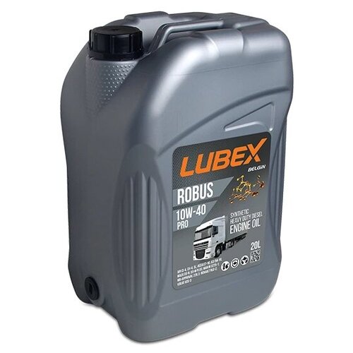 LUBEX ROBUS PRO 10W40 (20L)_масло мот! синт.\API CH-4/CI-4/SL, ACEA A3/B4/E7, MAN M 3275-1, MB 228.3