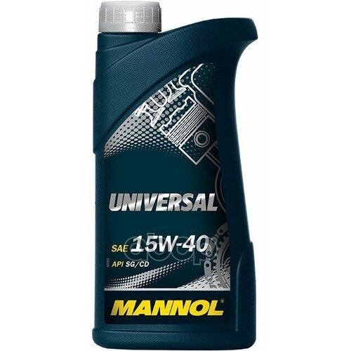 MANNOL Масло Моторное 15w40 Mannol 1л Минеральное Universal Sg/Cd