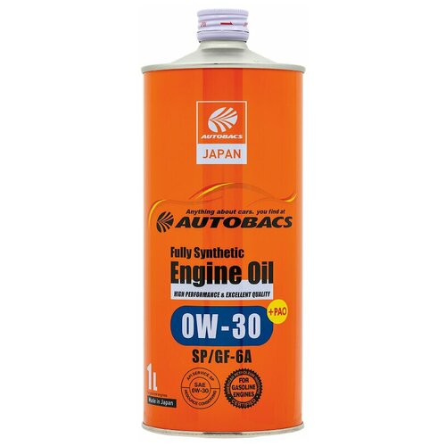 Autobacs sae 0w30 1l 0w-30 engine oil api sp ilsac gf-6a fully synthetic моторное масло синтетическое a00032233