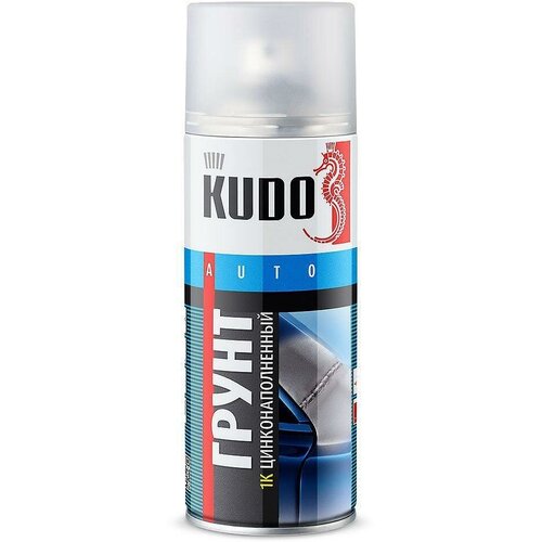 KUDO Грунт 1К цинконаполненный серый 520мл (россия)