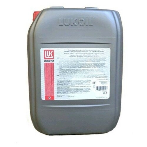 Моторное масло Лукойл Супер 10W-40 полусинтетическое 20 л