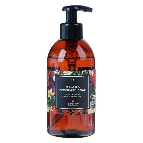 Жидкое мыло Milana Spring Bloom, парфюмированное, с дозатором, 300 мл