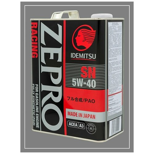 Моторное масло IDEMITSU Zepro Racing 5W-40 SN