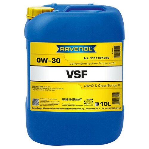 Моторное масло RAVENOL VSF SAE 0W-30 (10л)