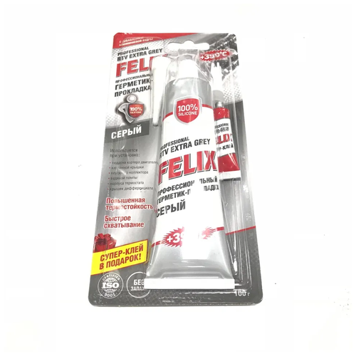 Герметик-прокладка Felix серый 100г