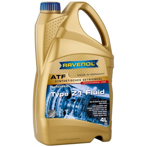 Трансмиссионное масло Ravenol ATF Type Z1 Fluid, синтетическое, 4 л