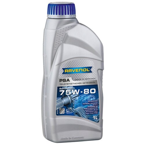 Трансмиссионное масло Ravenol PSA 75W-80, полусинтетическое, 4 л