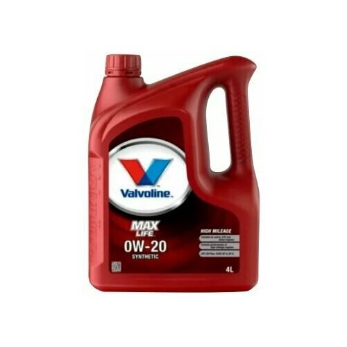 Масло моторное Maxlife sae 0w20 синтетическое 4 литра (Valvoline)