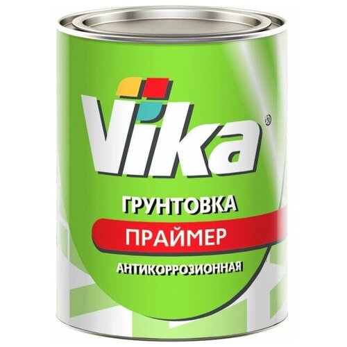 Грунтовка-праймер VIKA Primer антирокоррозионная, серая, 1 кг 200554