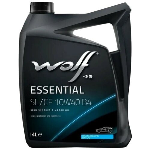 Моторное масло WOLF Essential B4 10W-40 SL/CF 4л