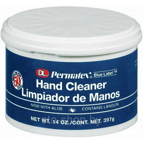 PERMATEX 01013 Очиститель для рук крем для сухой очистки рук Blue Label Cream Hand Cleaner, 397мл