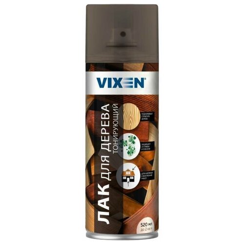 Тонирующий лак для дерева Vixen (палисандр; аэрозоль; 520 мл) VX91072